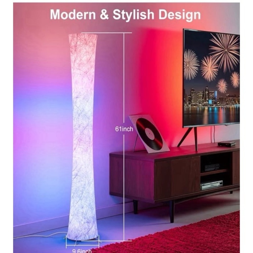 LED Floor Lamp NEW but open box. - Picture 2 of 9